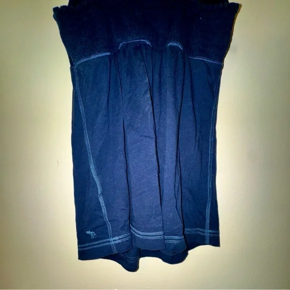 Y2K Abercrombie & Fitch Navy Dark Blue Babydoll Camisole - Picture 11 of 11